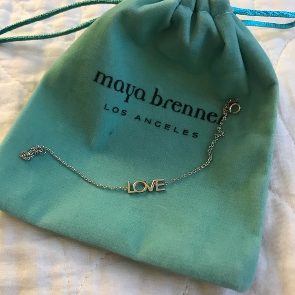 Maya Brenner Love Bracelet, Silver - Picture 3 of 3
